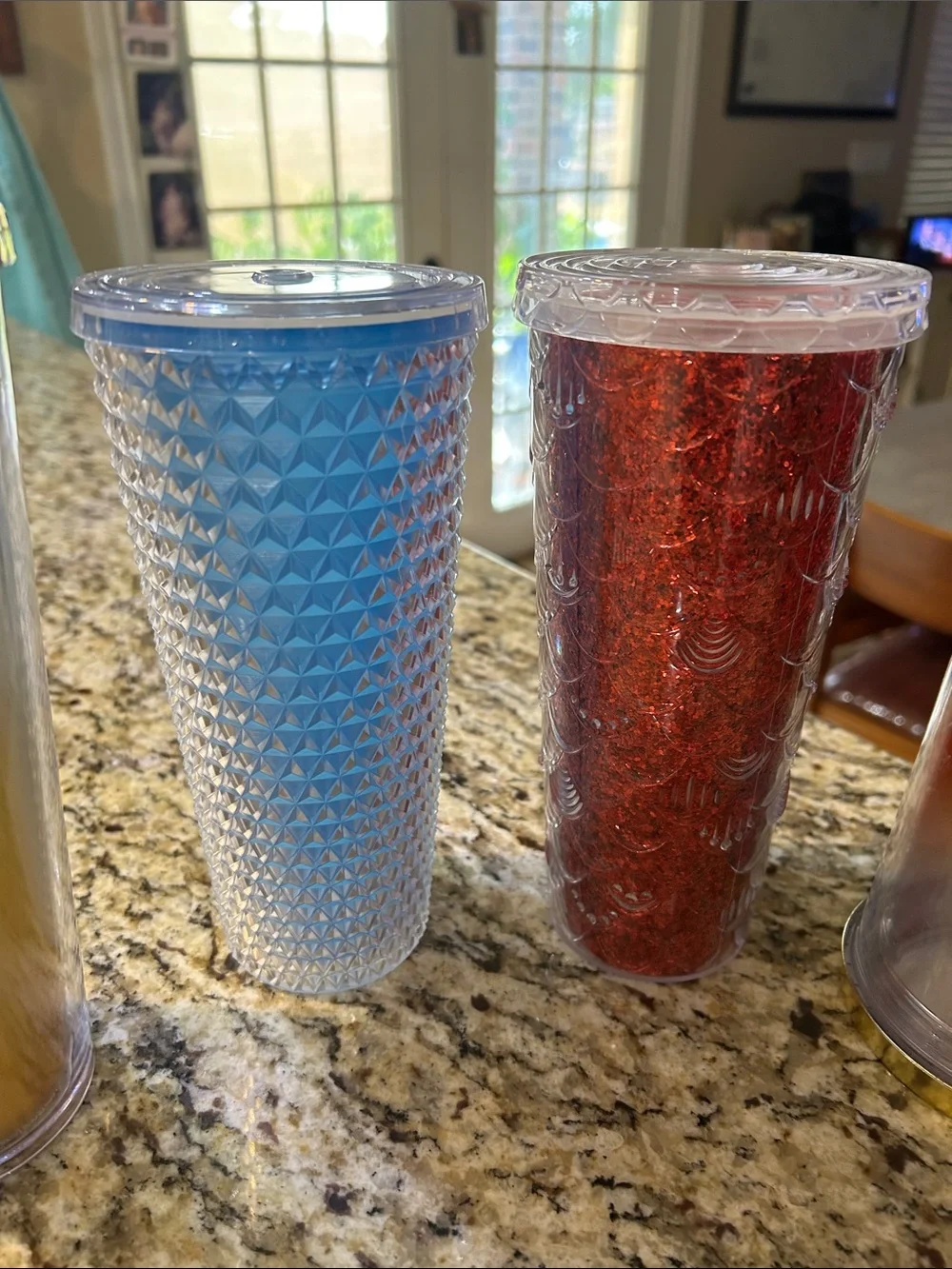 Starbucks Multi-Color Reusable Tumblers with Gold Lids -Set of 5